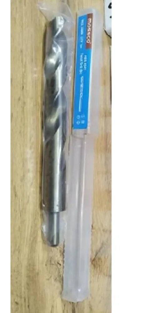MOSSCO HSS-4341 metall uchun burama 22 mm qisqartirilgan dum bilan