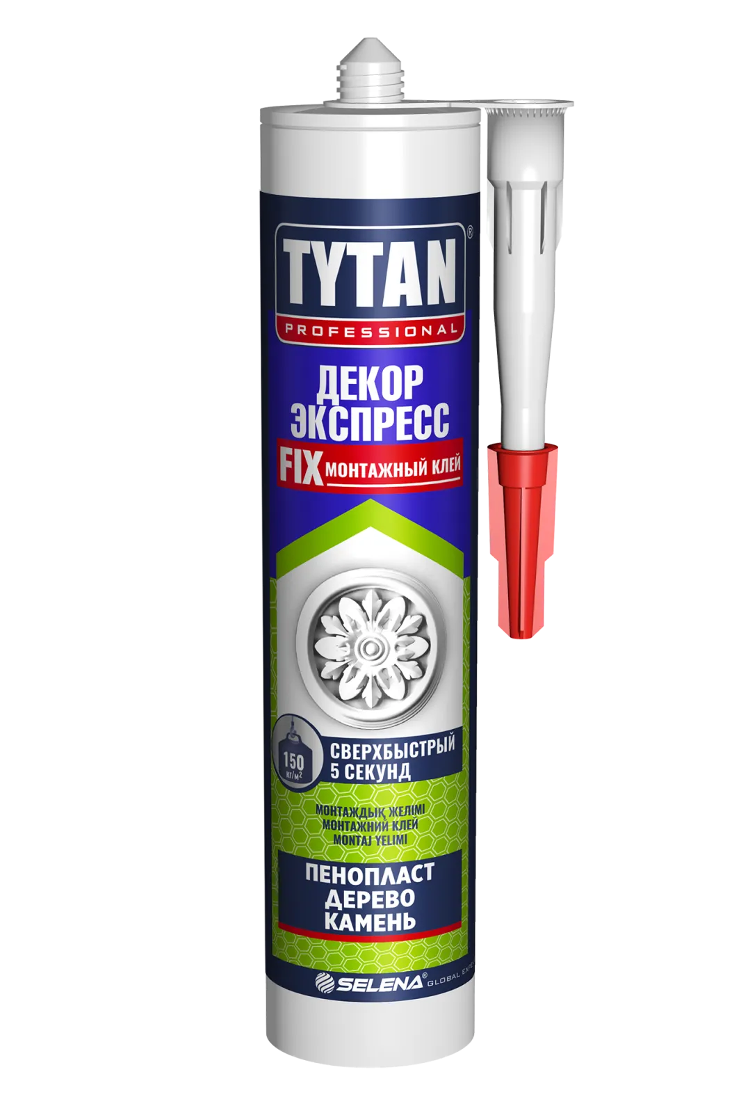 TYTAN WB-70 DEKOR EXPRESS O'q monolitik klej oq 310 ml